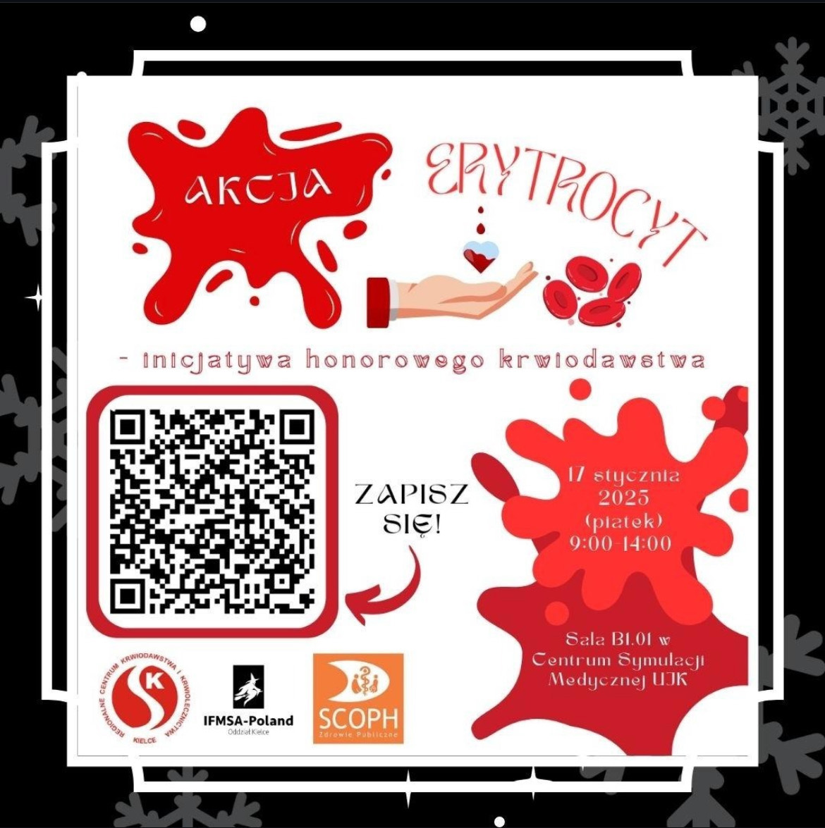 Zdjęcie do artykułu: Zaproszenie – Akcja Erytrocyt – Inicjatywa Honorowego Krwiodawstwa