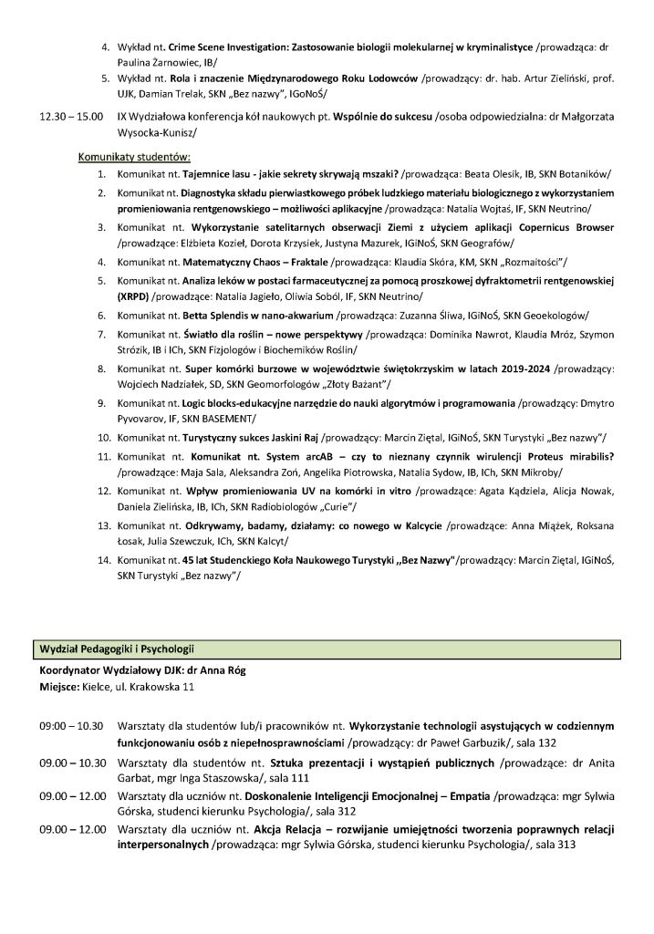 Program Dni jakości kształcenia 2025