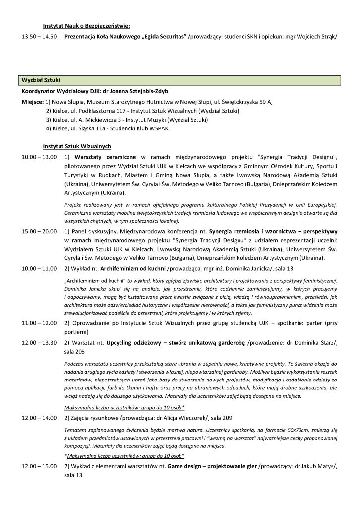 Program Dni jakości kształcenia 2025